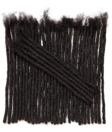 Luxnovolex Dreadlock الشعر البشري 30 خيوط 06 سم عرض القطر العذراء غير المجهزة الكامل مصنوعة يدويًا دائمًا طبيعية أسود CO1059200