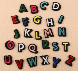 26PCS Alphabet English Letters Patches żelazo na haftowaniu górne plastry ubrania Ubranie Ubranie