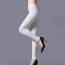 طماق ysdnchi عالي الخصر نساء سراويل تجريب سراويل قلم رصاص مرنة Legging مطبع