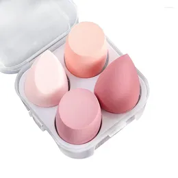 الإسفنج الماكياج 4pcs Sponge Blender Beavy Egg Cosmetic Puff Foundation Powder Powder Women