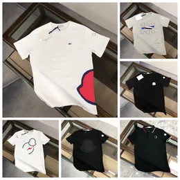 مصمم قميص رجال T Shirt Street Thirt Tshirt Polo Shirt قميص فضفاض صيف فاخر tshirts طباعة قمم Tees قصيرة الأكمام تي شيرت القميص