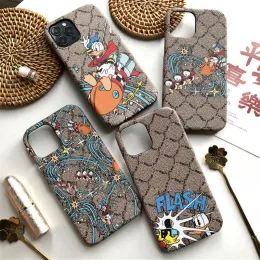 Classic Designers Phone Cases for iPhone 15 Promax 15Plus 14 ProMax 13 12 11XR Girls Cute Classic Pattern Leather Back Cover Decoration Square Case CHG24030522