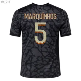 قمصان كرة القدم Maillot de Foot 2023 Paris Kylian Shirt Kolo Muani Saint Asensio Germain Zaire Emery Football Kit Lee Kang in Achraf Jerseyh2435