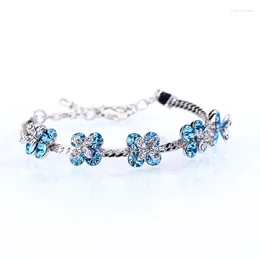 Link bransoletki BN-00218 Women's Clover Hand Ladies Koreańska biżuteria Czarny piątek Jewlery Day Day Prezent dla córki