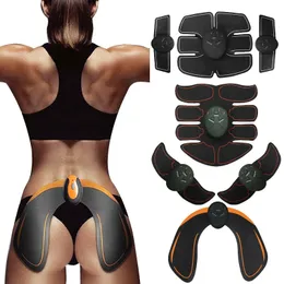 EMS trådlös muskelstimulator abs Abdominal Muscle Trainer Toner Body Fitness Hip Trainer Forming Patch Sliming Trainer Unisex 240222