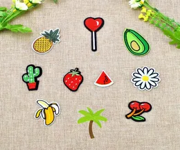 10 PCS Fruit and Plant Patches for Clothing Iron on Transfer Thanspique Patch for Bags Jeans DIY Sew on Thermbroidery stick5606810