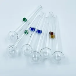 QBSOMK PYREX Glass Hookahs Rura palnikowa Tobacco przezroczystość kolorów Rurki przezroczyste świetne rurki rurki paznokcie