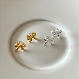 Shanice S925 Sterling Silver Bow Stud earrings for corean Bowknot Heart Shape FlowerEaring Girls Party Luxury Jewelry 240301