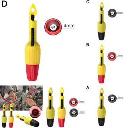 Novo conjunto de piercing de fio de isolamento, teste de sonda de punção com gancho de 2mm/4mm, clipe de tomada de carro automotivo, ferramentas de circuito de reparo j1x1