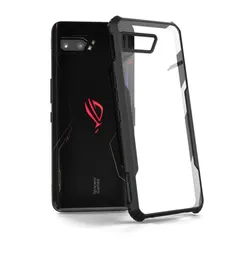 ZSHOW Case for ASUS ROG Phone 2 Armour Case TPU Frame with Built in Dust Cover Clear PC Back Air Trigger Compatible3615783