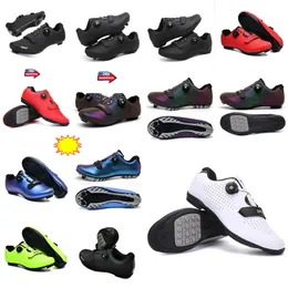 Scarpe da ciclismo Uomo Sport Dirt Road Bike Scarpe Flat Speed Cycling Sneakers Flats Mountain Bicycle Calzature camping badmitionn raciing body GAI