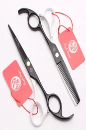 55quot 16 cm Giappone Titanio Pueple Drago Marchio Taglio di capelli Set Barbiere Makas Forbici da parrucchiere Lucidatura Capelli Capelli professionali 9122878