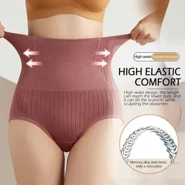 Kvinnors formar Belly Slimming Trosies Midja Trainer Body Shaper Kvinnlig Mage Control Bulifter Underwear Postpartum High Shapewear Pants