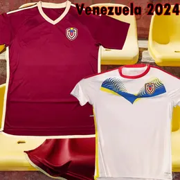2024 Koszulki piłkarskie Copa Wenezuela 24 25 Wenezuela 2024 Home Red Away White Football Kits National Soccer Team Soccer Shirts Mężczyźni i dzieci 999