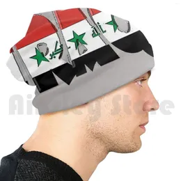 Berets Iraq Font With Iraqi Flag Beanies Knit Hat 1400 Print Pakistan Turkey Israel