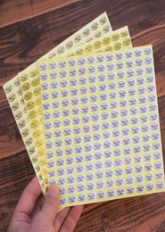 Många typer tillverkade i Kina Original Etiketter Papperslim klistermärke Etikett Clear PVC Label Sticker Gold Made in China Labels8975021