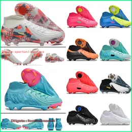 Phantom Luna II 엘리트 FG 축구 신발 부츠 클리트 남성 여성 어린이 어린이 하이 탑 발목 축구 드 크램폰 Scarpe Da Calcio Fussballschuhe Botas futbol 야외 가방