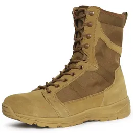 Sapatos ao ar livre sandálias 2023 novo autêntico combate americano ultra-leve escalada ao ar livre homens e mulheres botas de treinamento no deserto yq240301