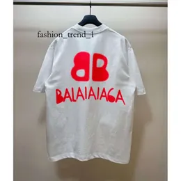 バランシアガTシャツパリデザイナーシャツトラック女性ブランドシャツメンズプラスサイズバランシアガフーディーゴルフTシャツポロブランク刺繍高品質のメンズシャツ1895