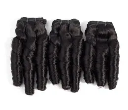 9A Funmi Hair Spring Curl 1020 Zoll Brasilianisches Indisches Rohes Reines Haar Natürliche Farbe Romance Curl Häkelhaarverlängerungen 3 Stück lo1467817