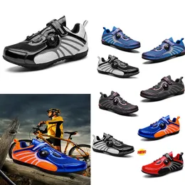 Cycling Shoes Men Sports Dirt Road Bike Shoes Flat Speed Cycling Sneakers Flats Mountain Bicycle Footwear SPD Cleats Shoqqqq GAI