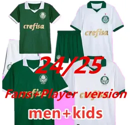 24 25 Palmeiras camisas de futebol conjunto masculino kit infantil ENDRICK DUDU RONY G.GOMEZ ESTEVAO VEIGA M.LOPEZ MURILO PIQUEREZ 2024 2025 camisa de futebol Fan Player versão 18 19 999