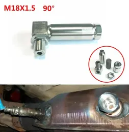 90 graders autosyresensor Anglad Adapter Mini Catalytic Converter Check Engine Light Cel Fix O2 Sensor Spacer6992885