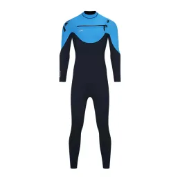 수영복 2/3mm 네오프렌 wetsuit 따뜻한 남자와 여자 슈퍼 탄성 cr onepiece 긴 슬리브 다이빙복 스노클링 서핑 지퍼 수영복