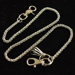 Metal Ring Rock Punk Key Chains Clip Hip Hop smycken Pants Keychain Plånbokskedjan Midja kedjor168w