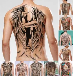 Men Water Transfer Tattoos Sticker Chinese god back tattoo Waterproof Temporary Fake Tattoo 48x34cm Flash tattoo for man B3 C181223481907