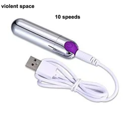 USB poderoso mini vibrador bala brinquedos sexuais para mulheres estimulador de clitóris 10 velocidades vibradores para mulheres ponto G AV stick massager4226403