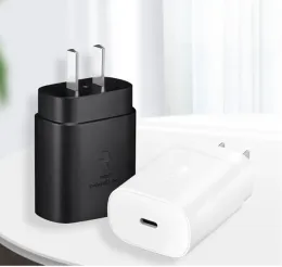 25W PD ładowarka dla Samsung S23 S22 S21 Uwaga Super Szybkie Adapter ładujący USB C PPS Szybkie gniazdo US EU z pakietem detalicznym Izeso ZZ