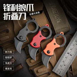 Outdoor EDC Key Fox Claw Box Opening Necklace Portable Mini Knife 606036