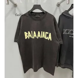 Balansiaga T-skjorta Paris Designer Skjorta Spår Women Brand Shirt Men's Plus Size Balanciaga Hoodie Golf T-Shirt Polo Blank Embroidered High Quality Mens Shirt 1968