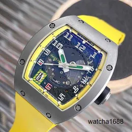 Marke Uhr Grestest Armbanduhren RM Armbanduhr RM005-FM Automatische Mechanische Uhr Serie Rm005 Titan 45*37,8mm