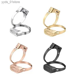 حلقات الفرقة 2024 New Trend 316L Titanium Steel Ring للرجال والنساء Punk Charm Rings Stains Stail Rings Exclyry Gifts L240305