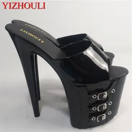 Slippers 20cm Fashion Is A Special Sale Of Summer Style Leather Belt Buckle And Stage Sexy Banquet Fine Sandals