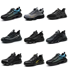 Correndo tênis GAI três homens mulheres triplo preto branco escuro azul malha respirável plataforma sapatos esporte sneaker