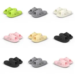Product Shipping Slippers Free Summer New Designer for Women Green White Black Pink Grey Slipper Sandals Fashion-023 Womens Flat Slides Outdoor 86 s