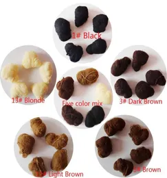 100PCS Top quality nylon hair net star dance recital Buns Hair Extension Weaving cap brown hairnets 57770018431304