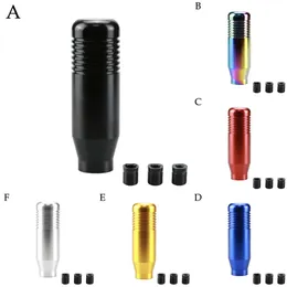 Nuovo universale per auto leva del cambio cambio manuale leva del cambio pomello in alluminio accessori interni leva del cambio C F6d3