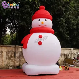 Großhandel Fabrikverkauf 8 mH/26 Fuß dekorativer aufblasbarer Schneemann, Weihnachts-Cartoon-Figur, Werbemodelle für Outdoor-Party-Event-Dekoration, Spielzeug, Sport