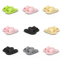 Free Product Shipping Slippers New Summer Designer for Women Green White Black Pink Grey Slipper Sandals Fashion-012 Womens Flat Slides Outdoor 87 s