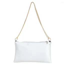 Evening Bags Satin Clutch Stylish Crossbody With 2 Chains Satchel Sling Bag Cocktail Formal Party Purse