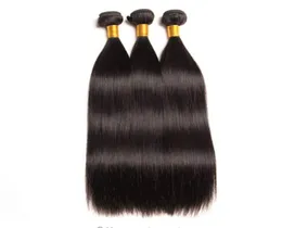 Весь класс 10a, бразильские волосы для наращивания натуральных волос, прямые человеческие волосы, 100 необработанных, 3 пучка, переплетение волос 95295457969121