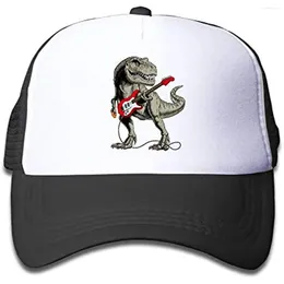 Boll Caps pojkar Dinosaur Baseball Cap Mesh Back Snapback Trucker Hat For Kid Hats Men Mens Children