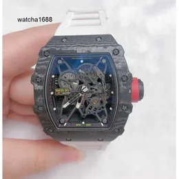 EXKLUSIVT Titta på heta handledsklockor RM Wristwatch RM35-01 RAFA och RM50-04 KIMI-serien NTPT MANUAL FASHION VIT NTPT Needle Chasing Timing RM3501 och RM5004