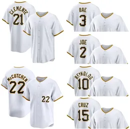 22 McCutchen 21 Clemente Baseball Jerseys Yakuda Cool Base Jersey 8 Stargell 10 Reynolds 21 Clemente 9 Cronenworth 4 Snel 3 Bae 2 Joe dhgate Discount Sports Wholesale