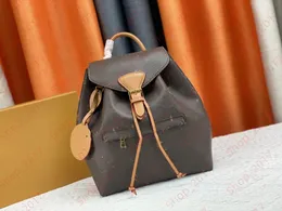 PM Montsouris Backpack for Women Designer Backpack Fashion Luxury Backpacks 여자 여행 레이디 백 팩 야외 스포츠 드로우 스트링 어깨 가방 M45515 M45501