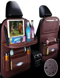 Car Back Seat Organizer Storage Bag Car Accessories Interior With Foldable Table Net In Trunk1542342